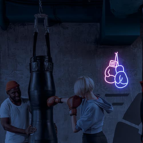 Boxing Gloves LED Neon Lights Sign Home Decoration w/ USB Switch