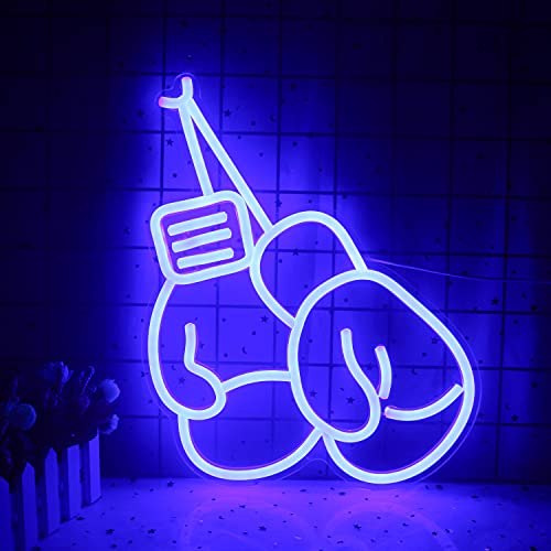 Boxing Gloves LED Neon Lights Sign Home Decoration w/ USB Switch