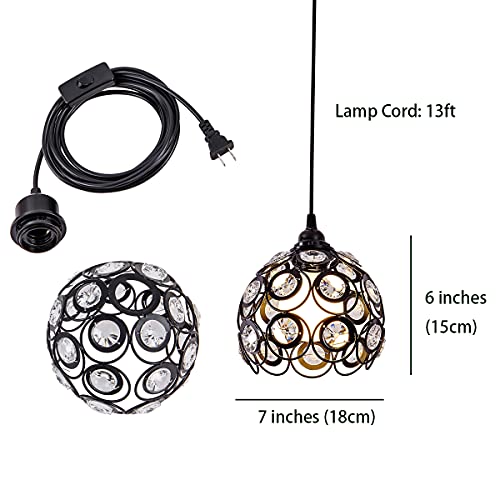 Plug in Pendant Hanging Light Industrial Fixtures