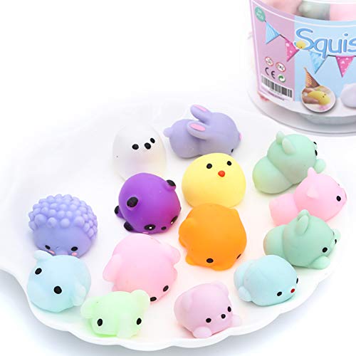 24pcs Mochi Squishy Toys for Easter Party Favors for Kids