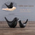 Small Animal Statues Home Decor Modern Style Black Decorative Ornaments for Living Room, Bedroom,