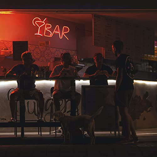 Bar Neon Signs w/ 8 Kind LED Lighting Modes & Remote Control, USB/AA Battery-Powered