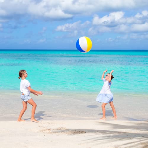 3 Pack 20" Large Inflatable Beach Balls for Kids & Adults