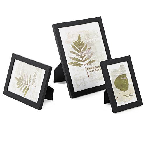 Picture Frames, Set of 10, Two 8 x 10 Inch, Four 5 x 7 Inch, Four 4 x 6 Inch for Home Decor