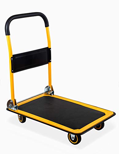 Foldable Platform Truck Push Dolly 330 lb. Weight Capacity