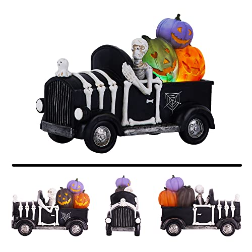 Lighted Truck for Halloween Decoration