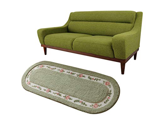 Rose Flower Area Rugs Non Slip Door Mat 17.71x49.21 Inch