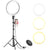 10" Selfie Ring Light w/ Tripod Stand & Cell Phone Holder