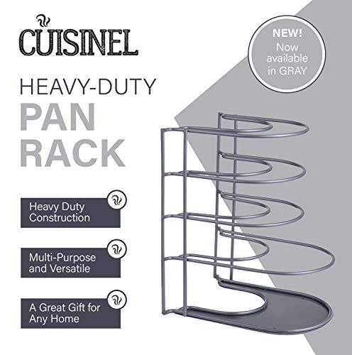 Heavy Duty Pan Organizer, 5 Tier Rack - Holds up to 50 LB  - No Assembly Required