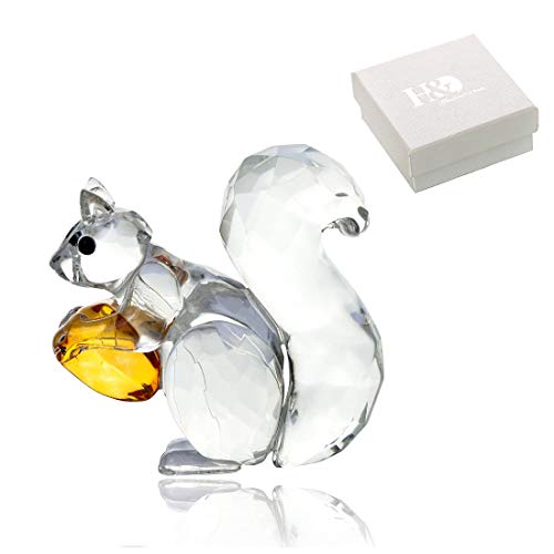 Crystal Squirrel Collectible Figurine