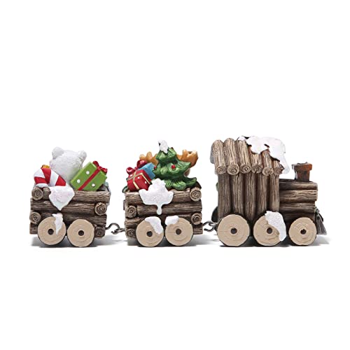 Christmas Train Figurines for Home Decorations