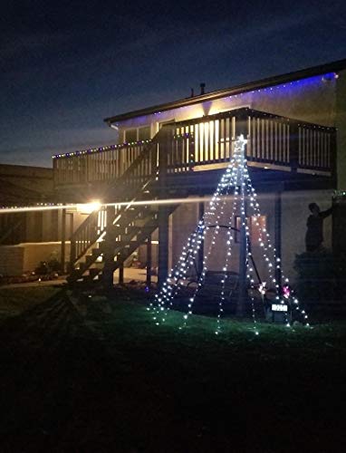 LED Star Christmas Tree Lights, Decoration