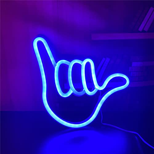 Hand Shape Finger Neon Sign Lights Decorative Neon Light USB or Battery Operated