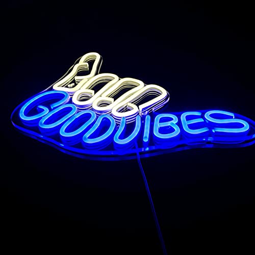 Good Vibes Neon Sign Light for Wall Decoration