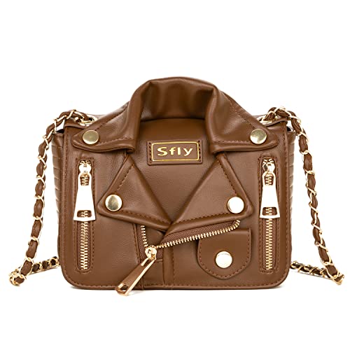 Women Leather Satchel Chain Strap Shoulder Bag Le