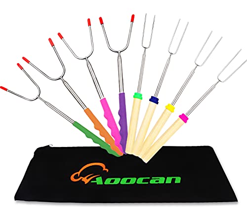 Marshmallow Roasting Sticks  Extend 45" -Smores Sticks for Fire Pit