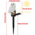 Solar LED LIghts Decorative Resin Owl Solar w/ Stake