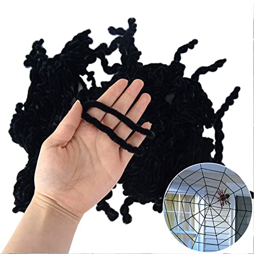 4 feet Black Spiderweb Spider Webs Halloween Decorations Large