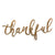 Thankful Metal Wall Sign Decor, 30.00 W X 0.45 D X 13.00 H