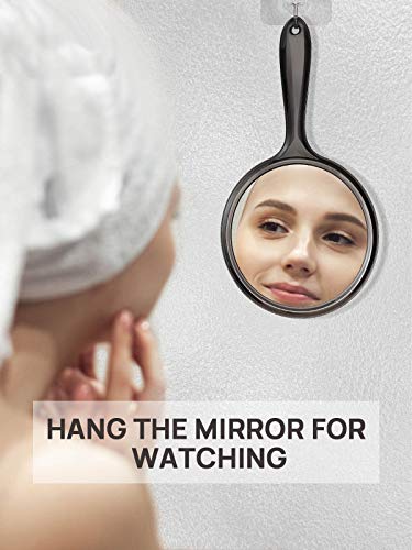 Double-Sided Handheld Mirror 1X/3X Magnifying Mirror, Set of 2