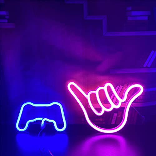 Hand Shape Finger Neon Sign Lights Decorative Neon Light USB or Battery Operated