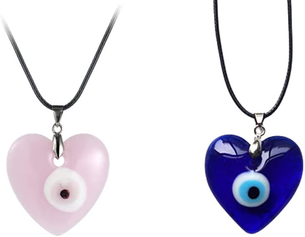 Evil Eye Pendant Necklace for Couples