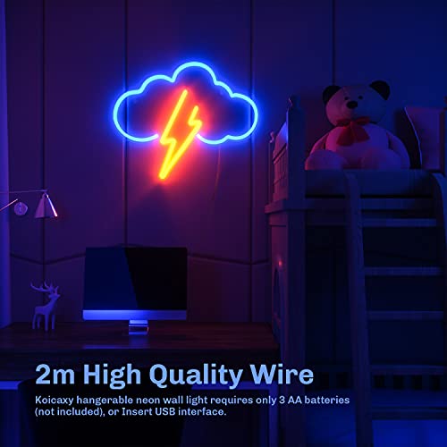 Cloud Led Neon Light Wall Decor, Battery or USB Powered