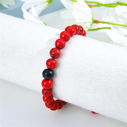 Beads Bangle Stretch Stone Beads Bracelets Friendship Couples Gifts