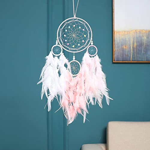 Evil Eye Dream Catchers, Black Dream Catchers for Bedroom Perfect Handmade Hanging Ornament Wall