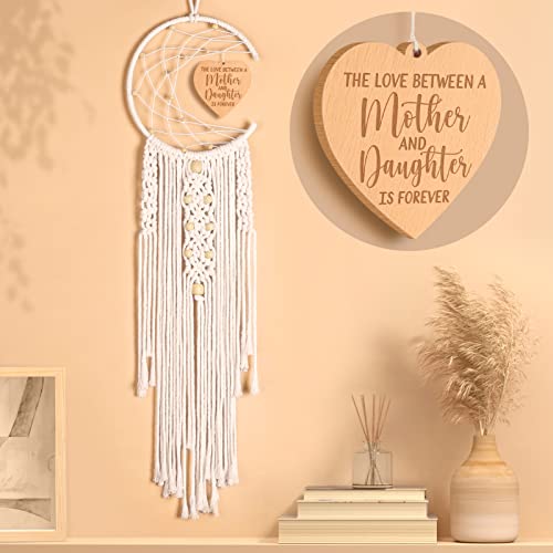 Mothers Day Gift Dream Catcher w/  Warm Heart Pendant Message