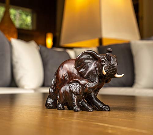 Decorative Elephant Family Statues - Ideal for Modern & Rustic Settings for Home Decoration