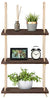 Wall Hanging Wood Shelves Boho Decoration 3 Tier Rustic Storage