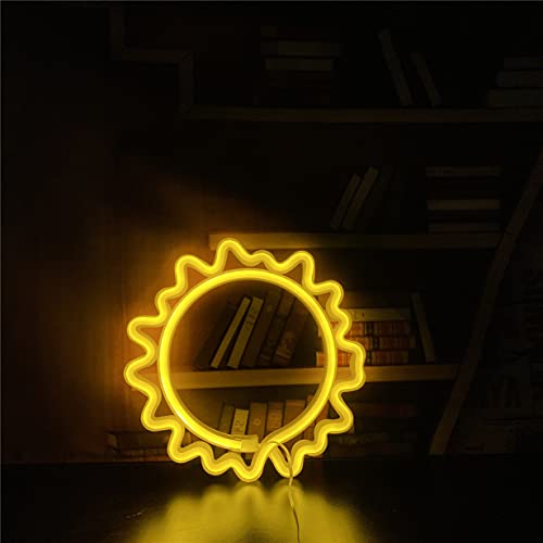 Sun Neon Led Signs w/ USB or Battery Operated for Home Decoration