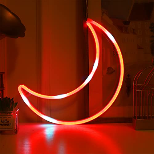 LED Moon Neon Light for Home Decoration