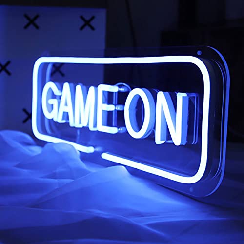 Game On Gamer USB Powered Led Neon Signs Wall Decoration