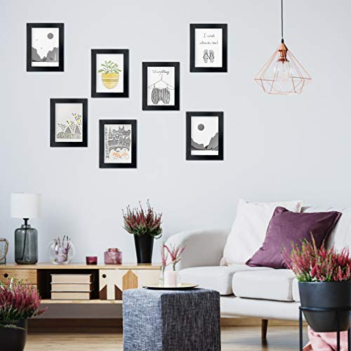 Picture Frames Set of 7 for Wall Decoration