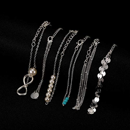 12pcs Silver Bracelets for Women