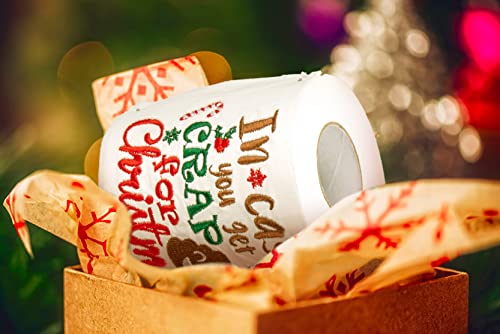 Christmas  Funny Embroidered Toilet Paper Gift-Decorations