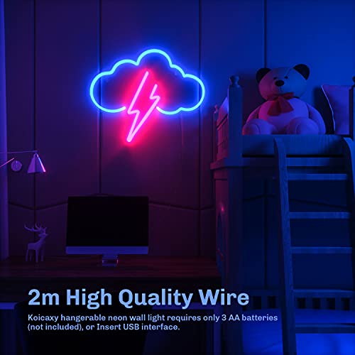 Cloud Led Neon Light Wall Decor, Battery or USB Powered