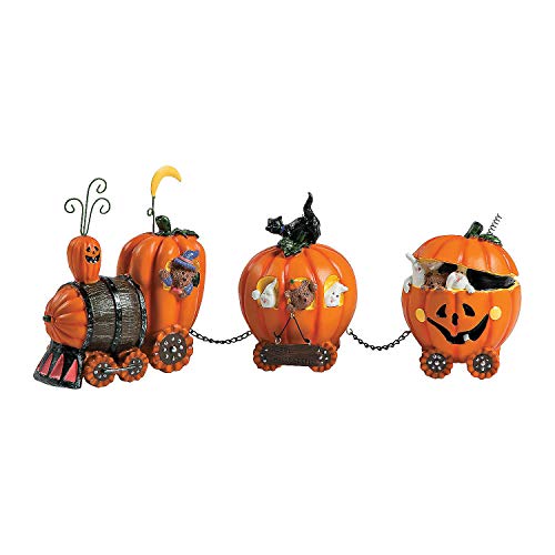 Pumpkin Express Train for Halloween Decorations