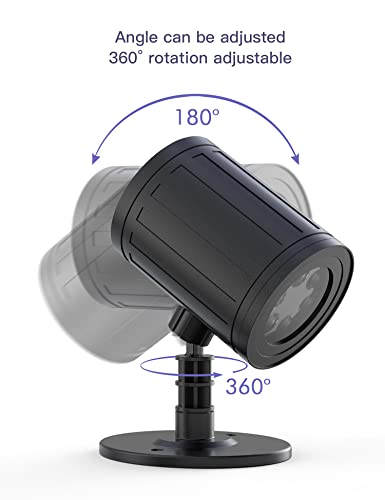 Christmas Projector Lights Outdoor, Snowflake Projector Lights Waterproof Rotating Snowfall LED Christmas Lights