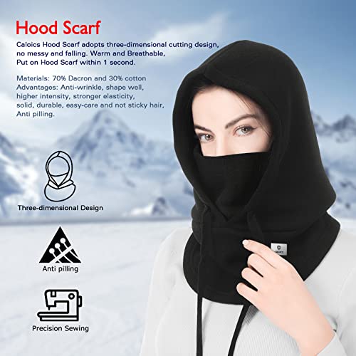 Balaclava Hood Scarf+Neck Warmer Suit for Men &  Women