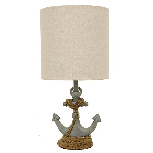 Antique Iced Blue Table Lamp