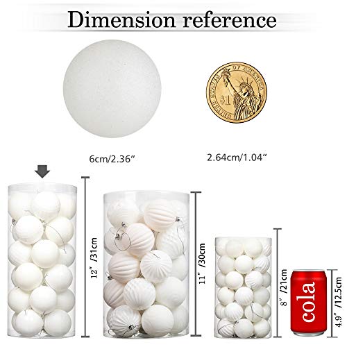 24pcs 2.36in Christmas Balls Decoration