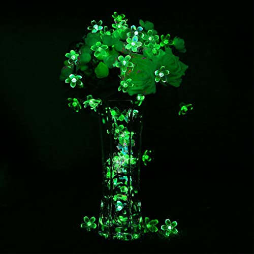 Waterproof Solar Flower Christmas String Fairy Lights