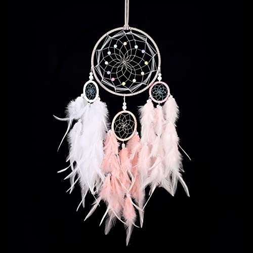 Evil Eye Dream Catchers, Black Dream Catchers for Bedroom Perfect Handmade Hanging Ornament Wall