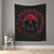 Skull Rose Floral Tapestry Wall Hanging for Home Bedroom Living Room Dorm Aesthetic