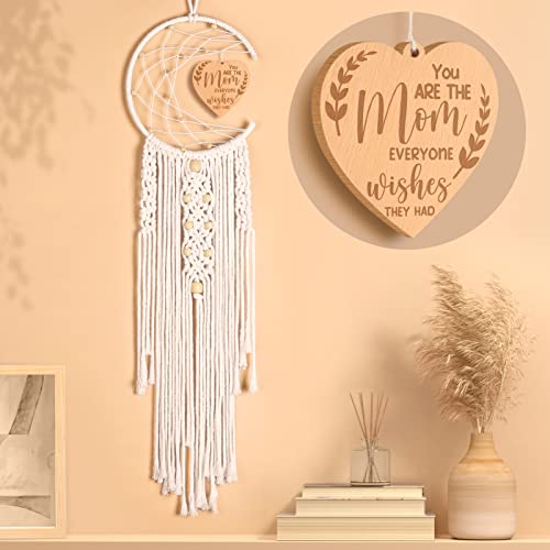 Mothers Day Gift Dream Catcher w/  Warm Heart Pendant Message