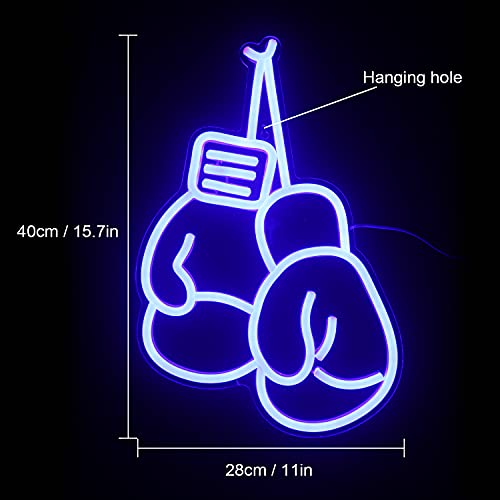 Boxing Gloves LED Neon Lights Sign Home Decoration w/ USB Switch