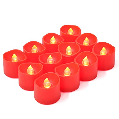 Pack of 24 LED Flameless Tea Lights w/ Batteries